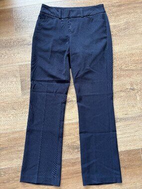 Merona Navy Stretch Bootcut Pants -Size 2 Short